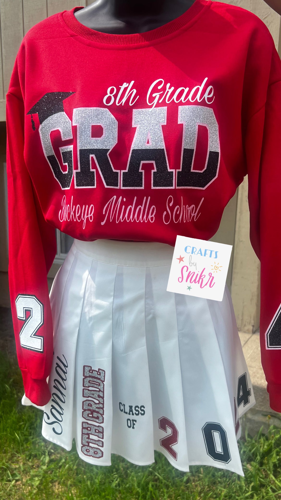 Middle School Grad Skirt Set