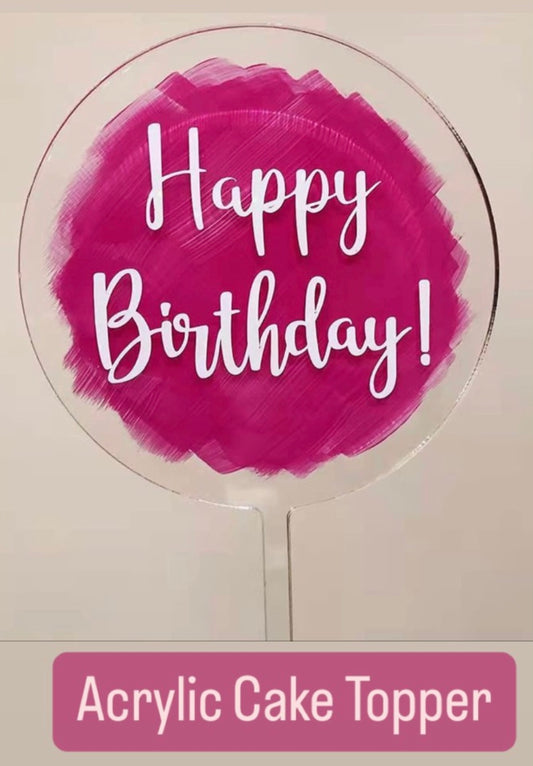 Acrylic Cake Toppers