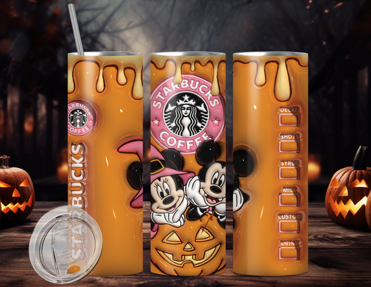 Mickey and Minnie Spooky Tumblers