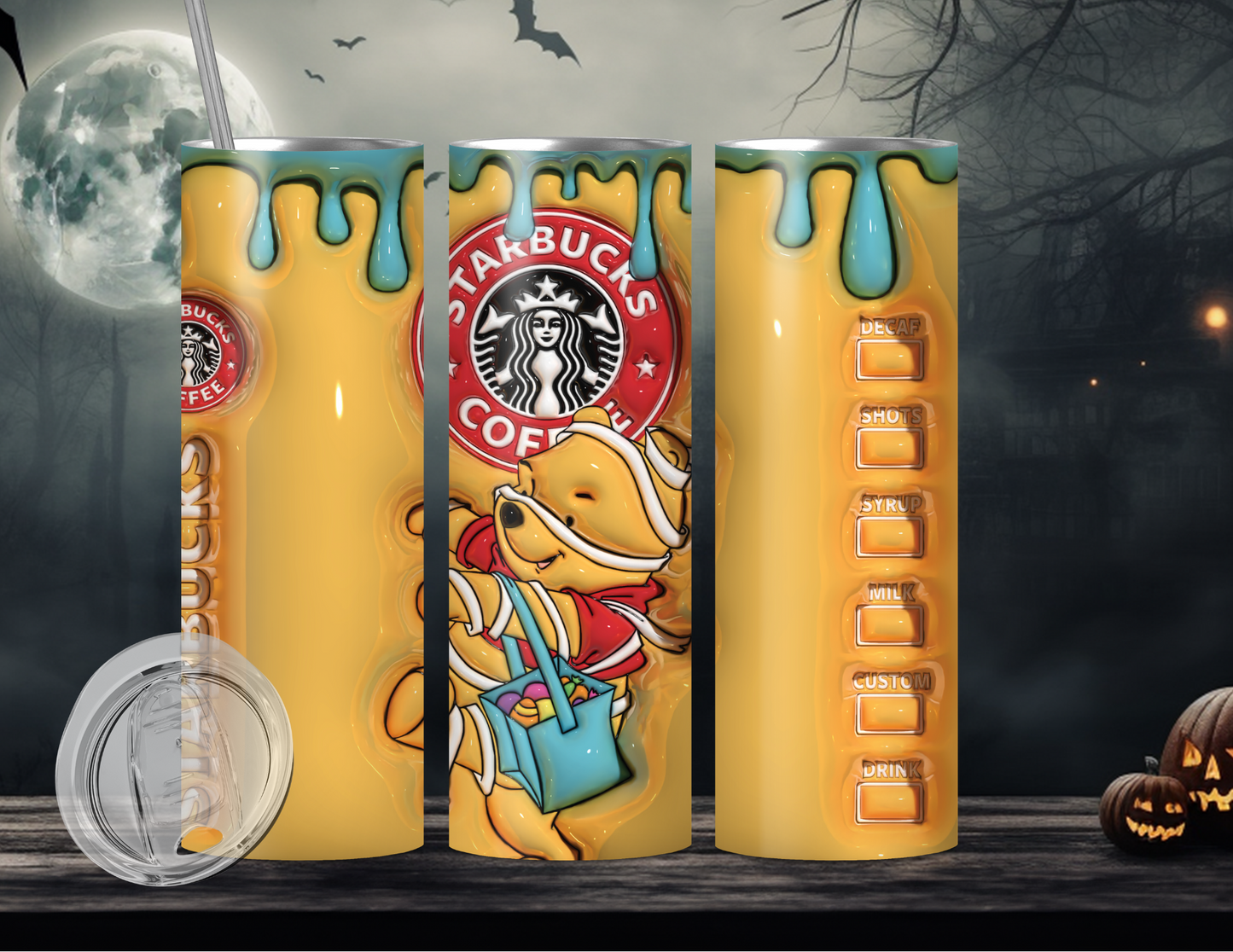 Winnie the Pooh Spooky Tumblers