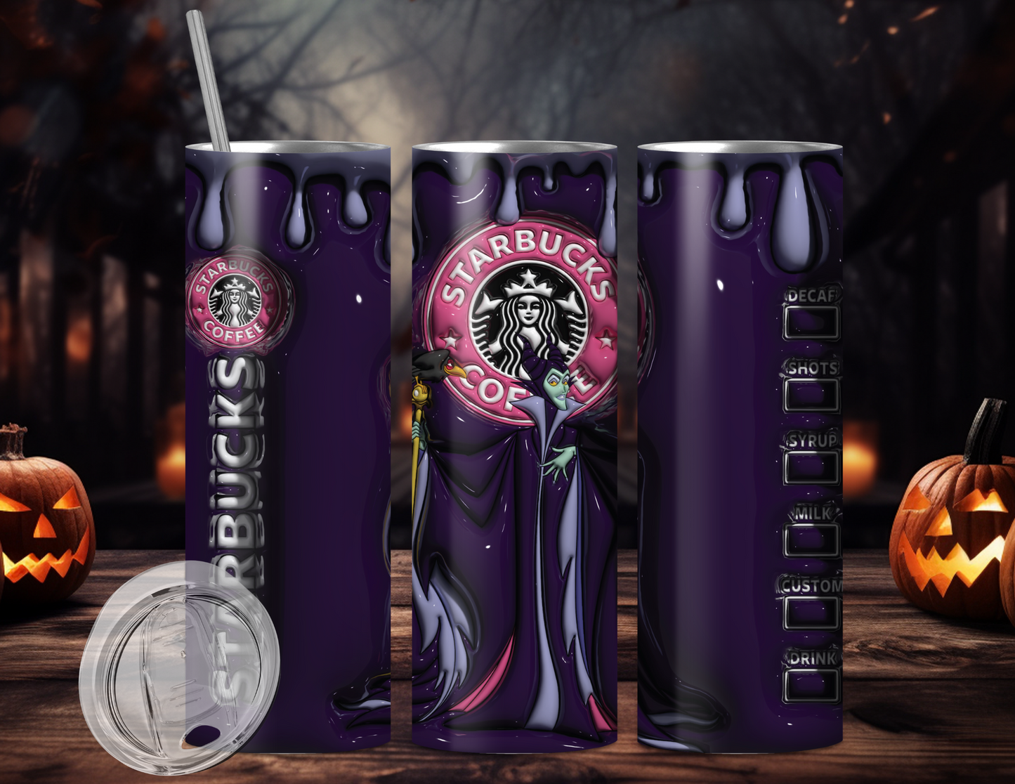 Maleficent Spooky Tumblers