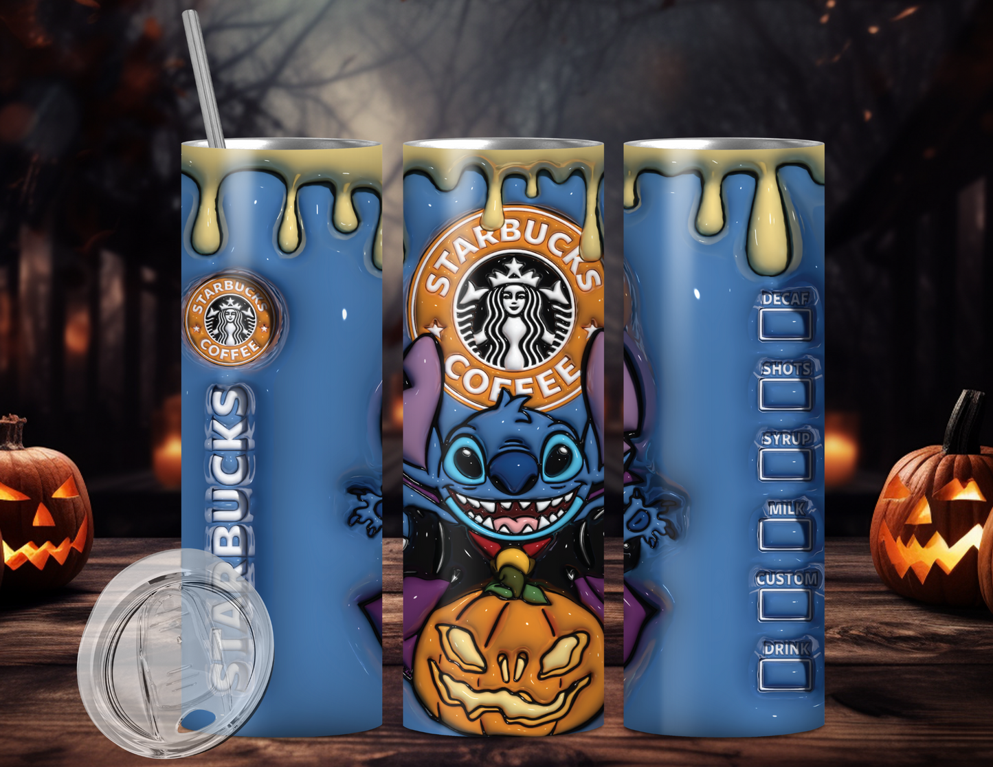 Stitch Spooky Tumblers