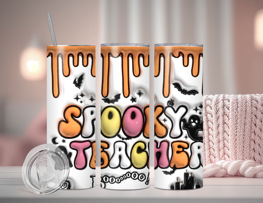 Spooky Teacher Tumbler